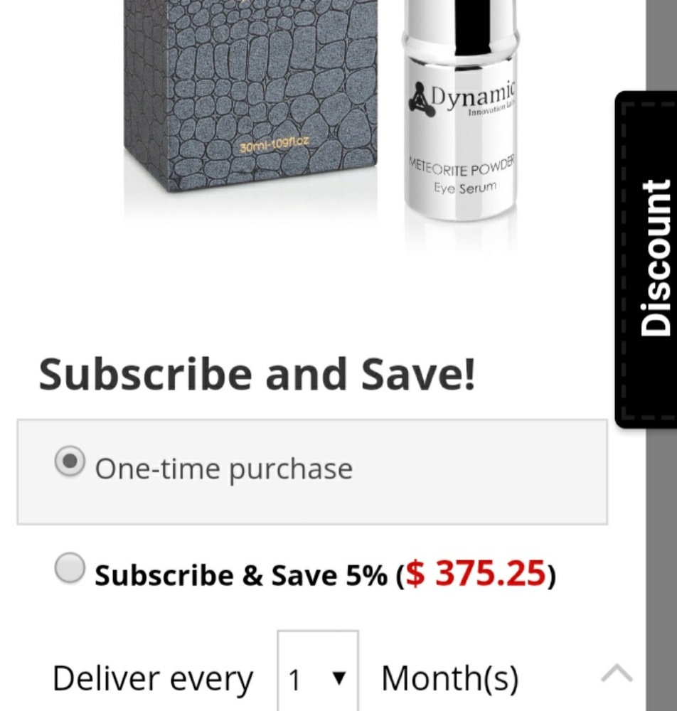Dynamic meteorite Eye Serum